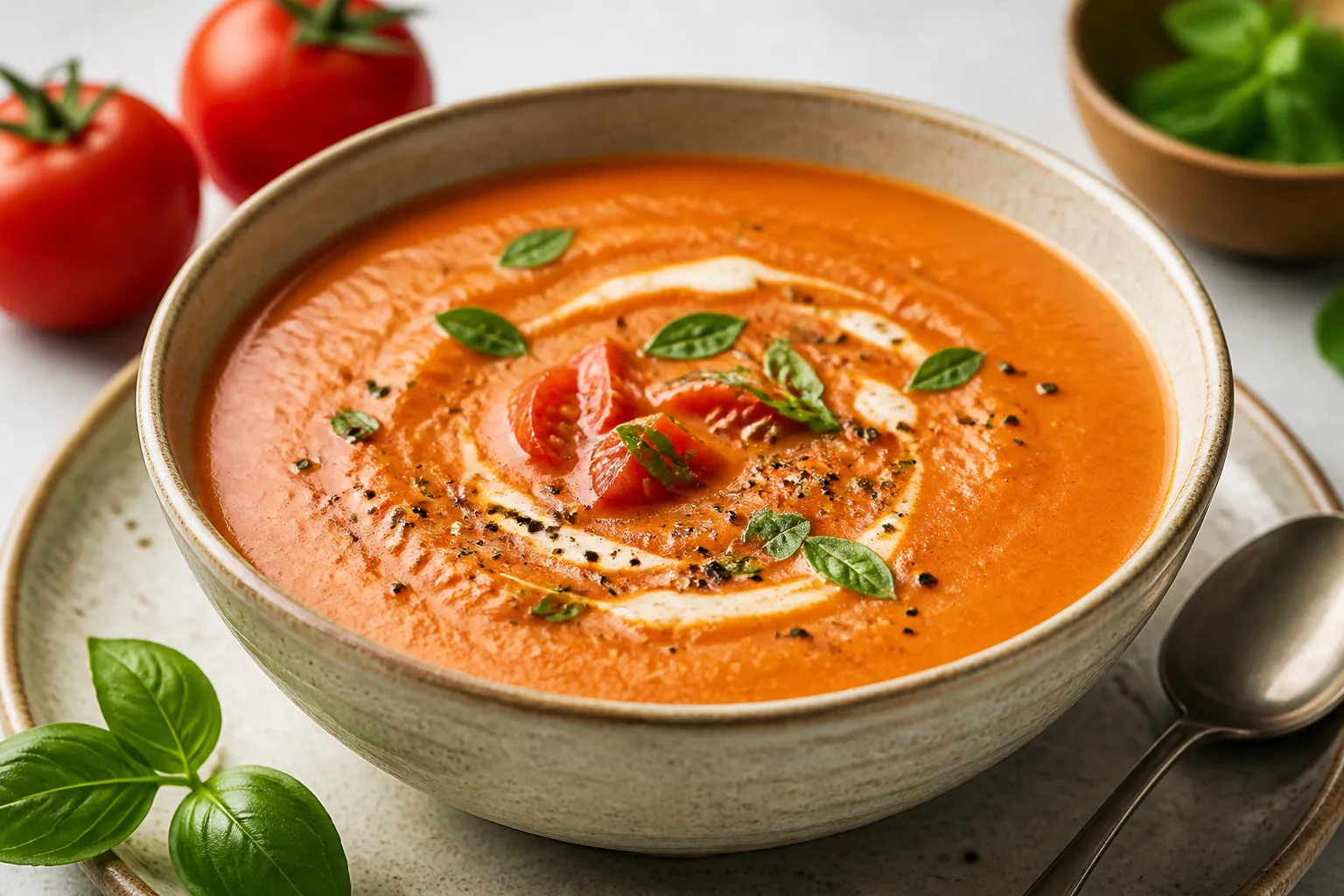 High Protein Tomato Soup – Comforting, Creamy, and Satisfying