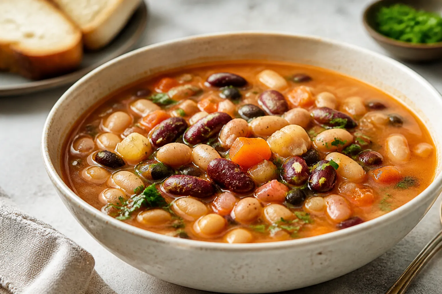 High Protein Bean Soup – Comforting, Hearty, and Easy to Make