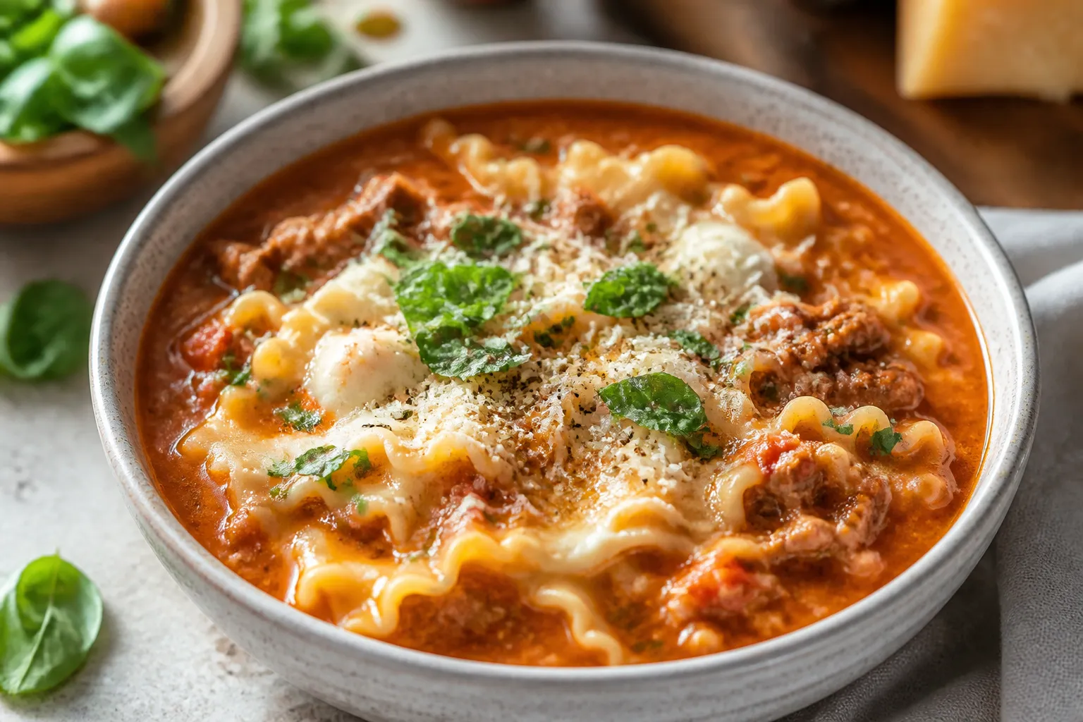 High Protein Lasagna Soup – Cozy, Hearty, and Satisfying