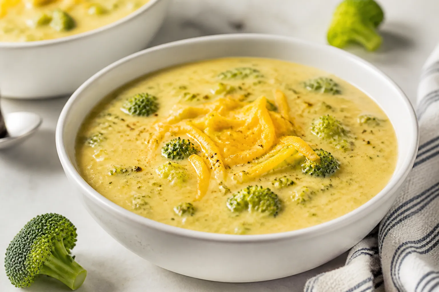 High Protein Broccoli Cheese Soup – Creamy, Comforting, and Filling